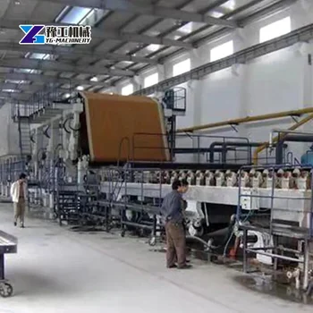 Машина для производства гофрированной бумаги с Системой переработки макулатуры Оптовой фабрики Китая Производительностью 8-10 т/д 5