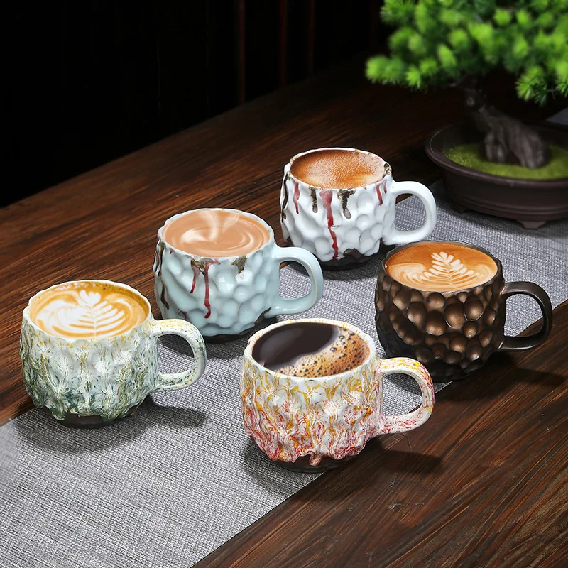 Керамическая кофейная кружка с рисунком 