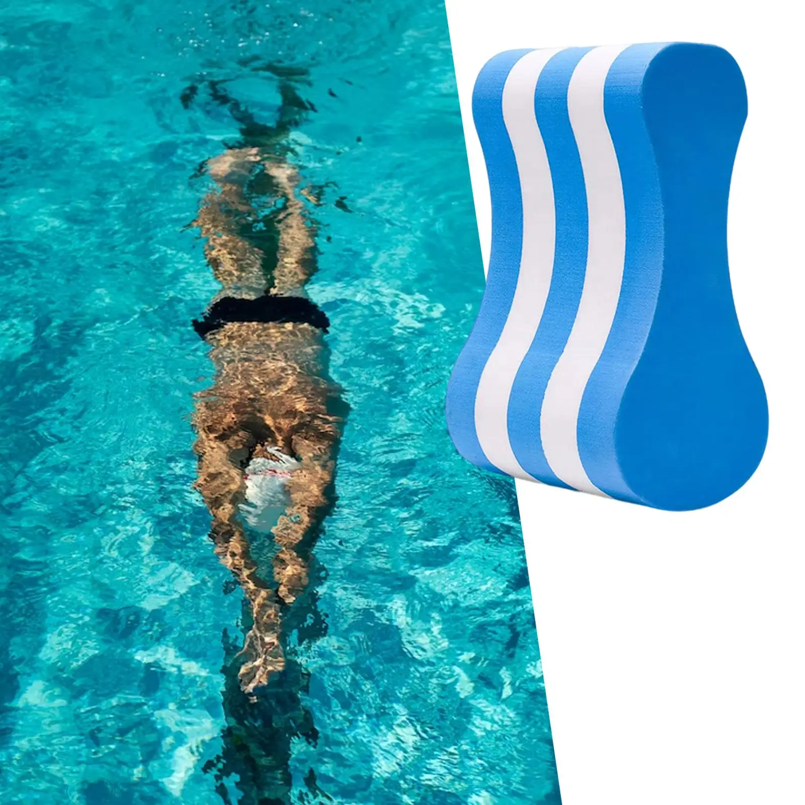 Поплавок для подтягивания ног с плавучестью, упражнения для плавания в бассейне, портативное учебное пособие для занятий водными упражнениями для взрослых мужчин-унисекс