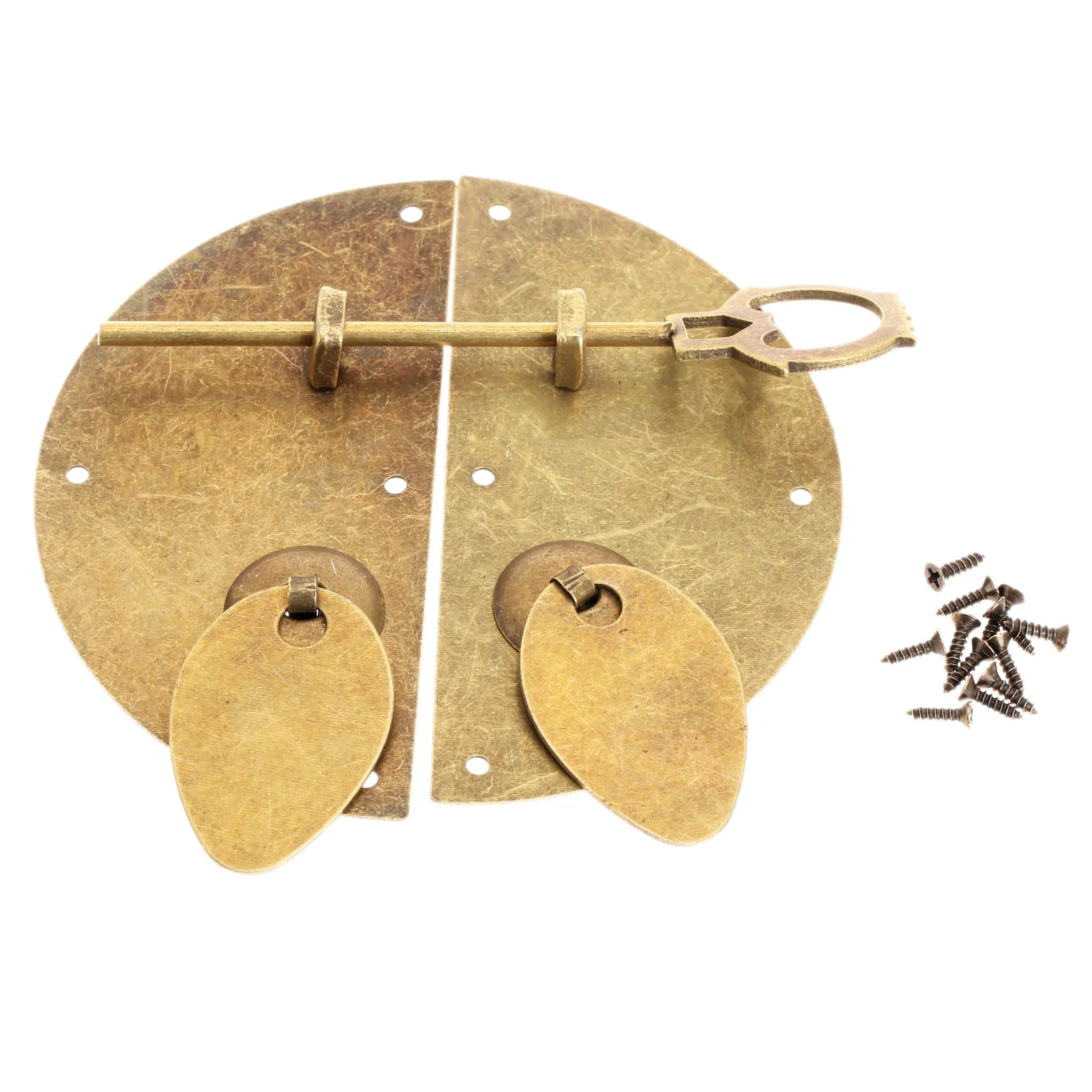 1 Комплект дверной фурнитуры в древнем китайском стиле для дверной защелки с шурупами для китайской мебели