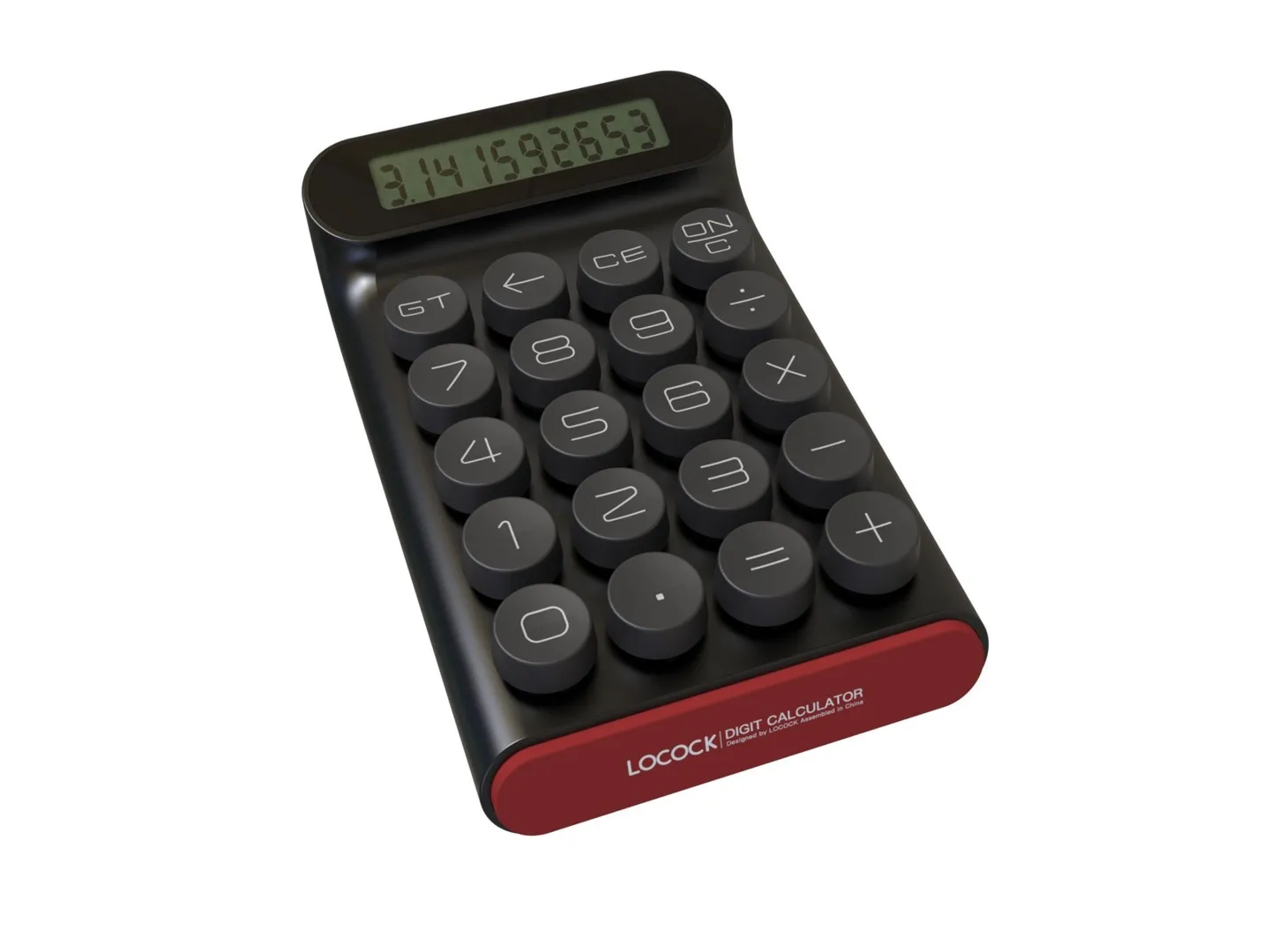 Калькулятор LIZENGTEC Fashion Business Finance с батарейным питанием, 10-значная Большая кнопка
