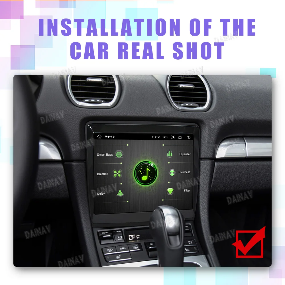 8,4-дюймовое автомобильное радио для Porsche Cayman BOXSTER/718/911/981/997 2010-2016 Автоматический мультимедийный плеер Android 10 Carplay GPS Навигация 4