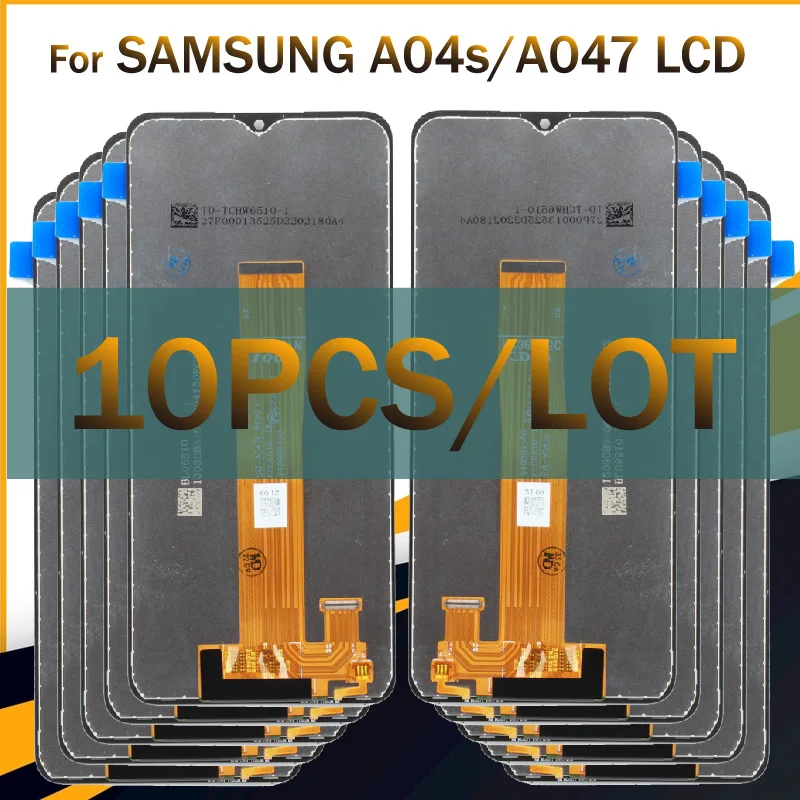 Оптовая продажа 10 шт./лот Для Samsung Galaxy A04s ЖК-дисплей с Сенсорным экраном Digitizer в сборе A04s A047 A047F A047F /DS