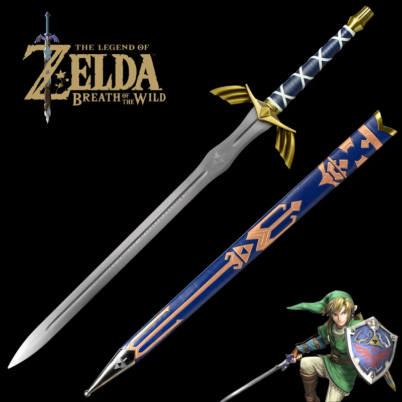 Для игры The Legend of Zeldas's Sword, реплика для косплея, реквизит, подарок, лезвие из нержавеющей стали, украшение для дома