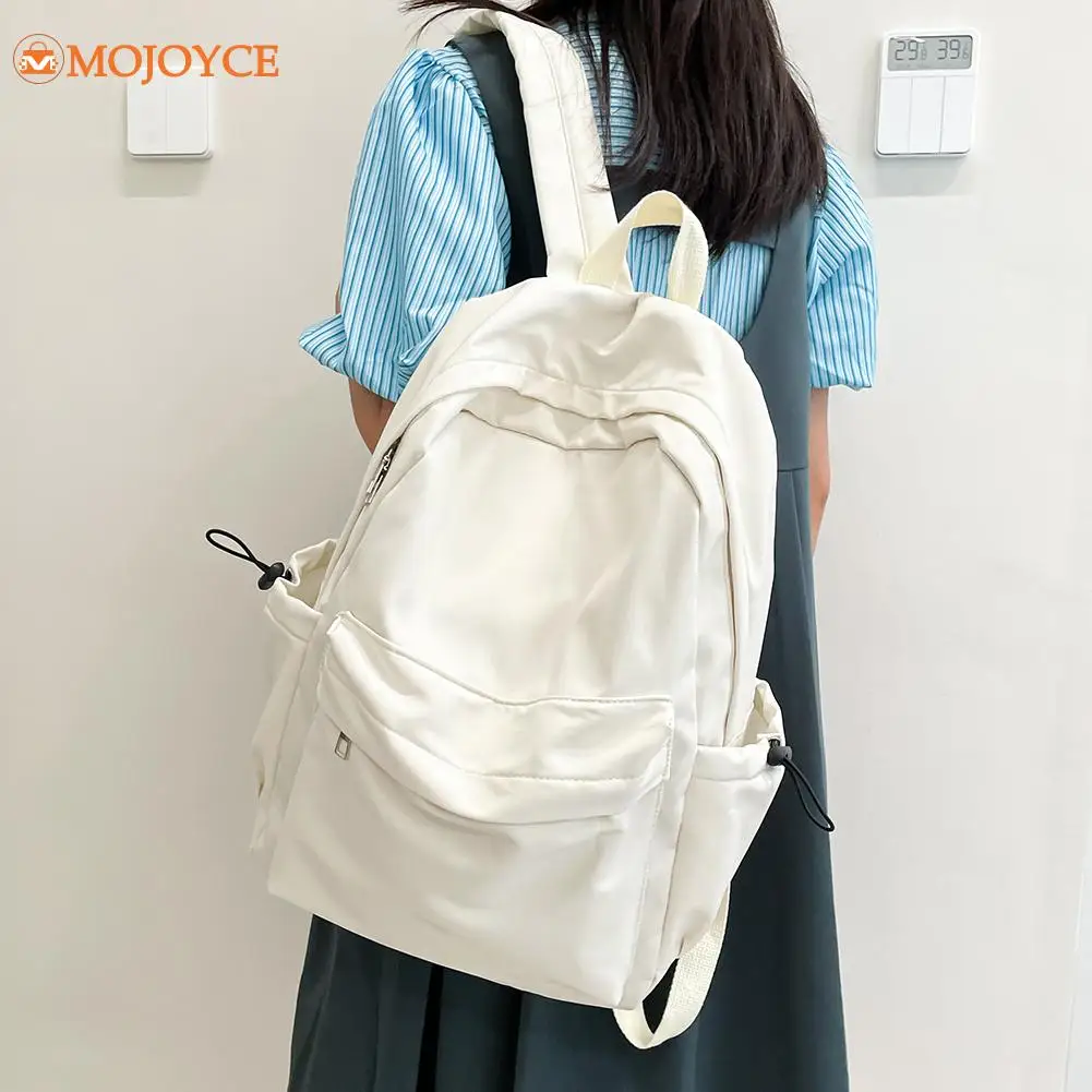 Японский Новый Рюкзак Для Колледжа 2023 Модный Нейлоновый Рюкзак Большой Емкости Простой Mochila Студенческий Однотонный Школьный Рюкзак Для Путешествий