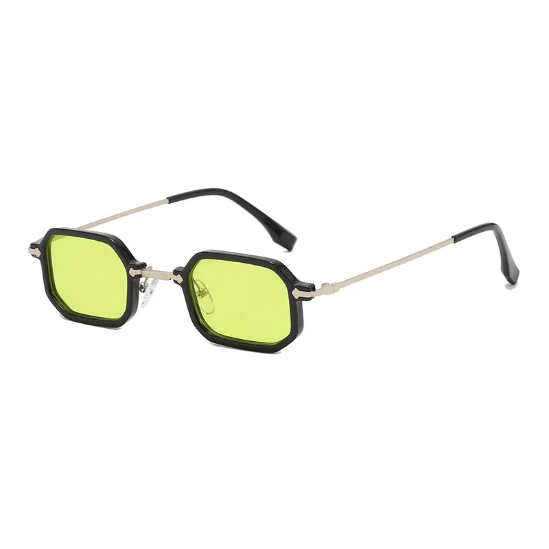 2023 новые ретро мужские очки в металлической оправе модные солнцезащитные очки в европейском и американском стиле женские солнцезащитные очки