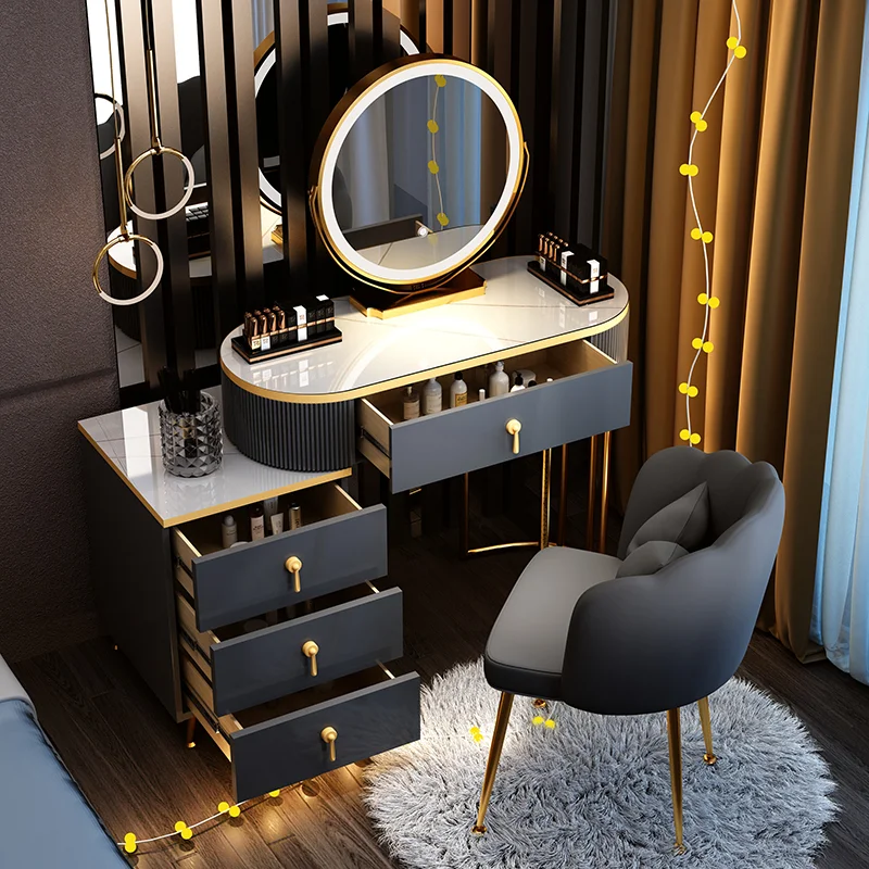 Туалетный столик для модницы, женщины, многофункциональный домашний туалетный столик в минималистичном стиле, мебель для спальни Comoda Pra Quarto 0