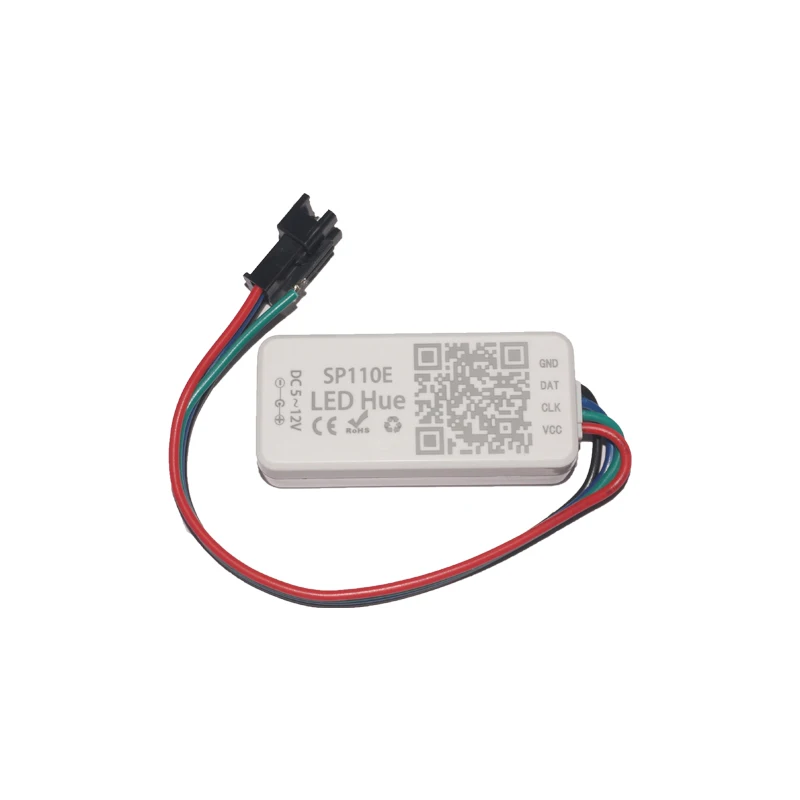 WIFI SP110E SPI Bluetooth-Совместимый Пиксельный контроллер освещения с помощью приложения для телефона Для WS2812B SK6812 LPD88061903 RGB /RGBW DC5-24V 2