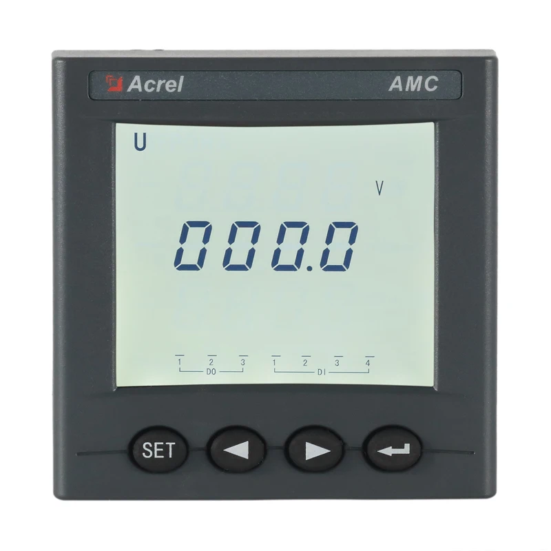 Acrel 1-Фазный Цифровой Измеритель напряжения, программируемый С кнопками и RS485 Modbus-RTU CE
