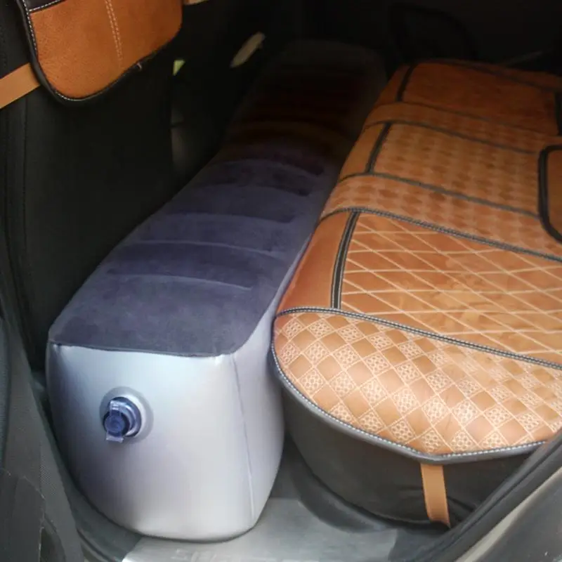 Автомобильный Надувной матрас Универсальная подушка для ног на заднем сиденье Надувная Кровать Кровать для самостоятельного вождения туристического автобуса 3