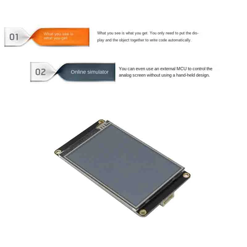 Сенсорный ЖК-дисплей NEXTION HMI NX4832K035 с 3,5-дюймовым резистивным дисплеем улучшенной серии UASRT TFT LCD модуль 2