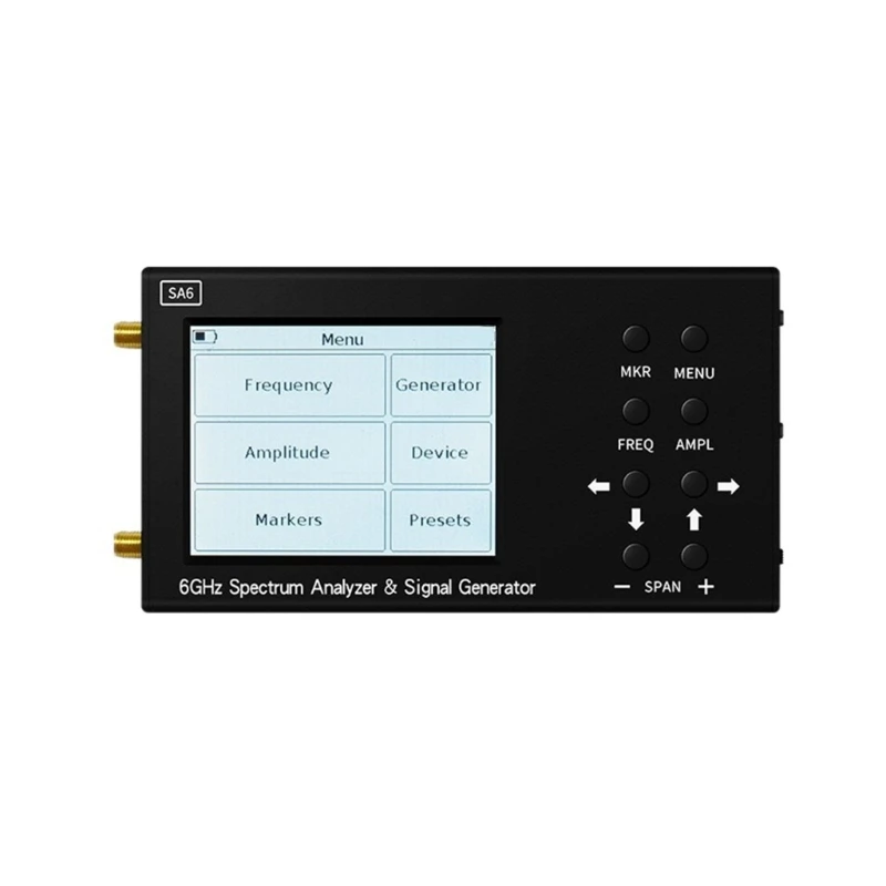 Цветной экран 2500 МА Wifi CDMA Тестер генератора беспроводных сигналов для измерения различных антенн Анализатор спектра SA66G