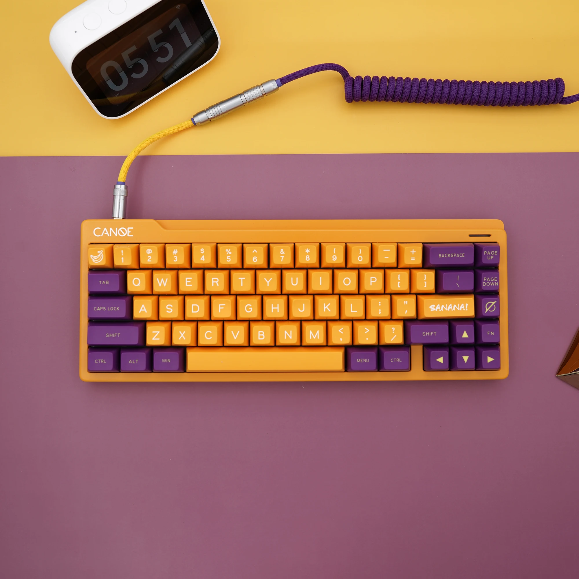 GeekCable Ручной Работы Индивидуальная Механическая Клавиатура Кабель Для Передачи Данных GMK Theme SP Keycap Line Laker Colorway