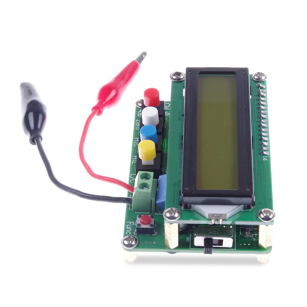 Измеритель емкости Lc ESR LC100-A LCD 1 с Желтой Подсветкой Тестовые Счетчики Измерение Контрольный Коммутационный Трансформаторный Фильтр