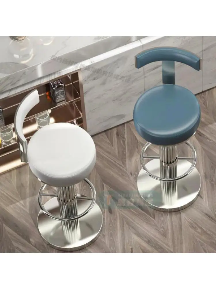 Высокий стул, барный стул, бытовой легкий современный барный стул с простым подъемником, Кухонный высокий табурет, барный стул, островной стул