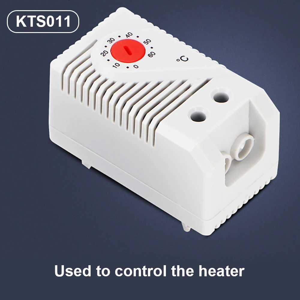 Термостат температуры, механически подключенный KTS011 / KTO011, отводит тепло К переключателю контроля температуры, контроллер вентилятора К 2