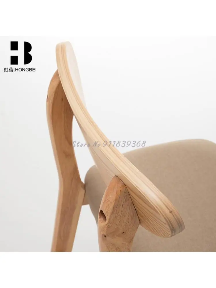 Барный стул из массива дерева, современный стул с простой спинкой, барный стул, стойка регистрации магазина чая с молоком, барный стул, скандинавский табурет с высокими ножками 3