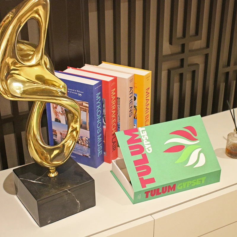 Современная мода Поддельные Книги Аксессуары для украшения дома для гостиной Книги для домашнего декора Простой журнальный столик в скандинавском стиле