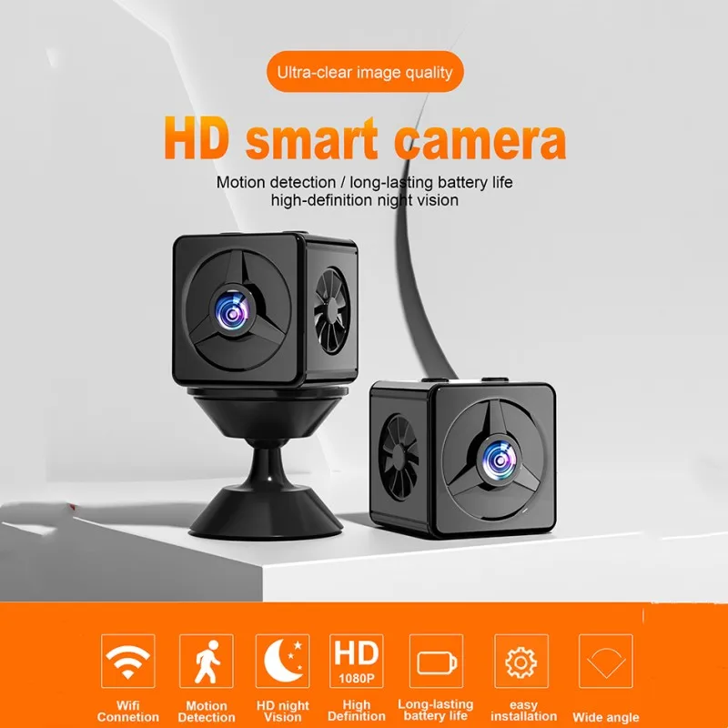 Мини-камера HD 1080P, Wi-Fi, камера ночного наблюдения для умного дома, камера-паук Espia Action Security
