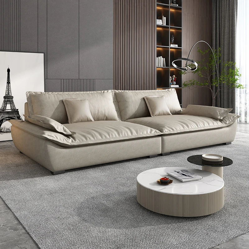 Современный кожаный диван для спальни, игровой модульный Дизайнерский диван для отеля, Напольные гарнитуры для дома, Наборы садовой мебели El Hogar