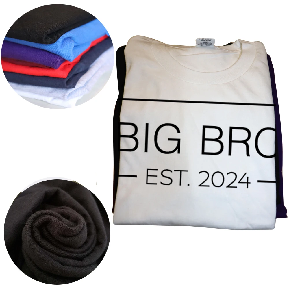 Повышен до Big Brother, Повышен До Big Bro Est 2024, Футболки с круглым вырезом и коротким рукавом, Модная футболка, Одежда, Повседневные футболки 2