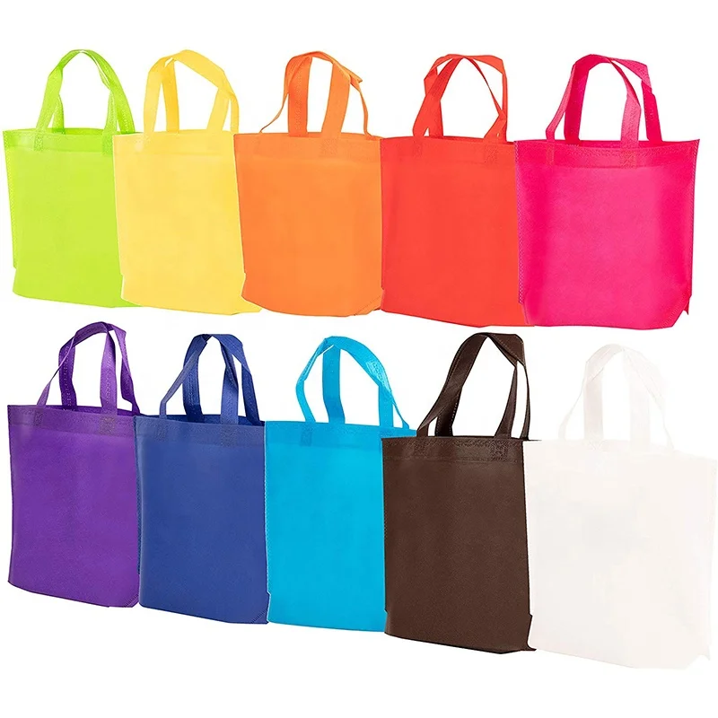 Изготовленная на Заказ цветная Экологически Чистая сумка для продуктового супермаркета, пригодная для вторичной переработки, нетканая сумка