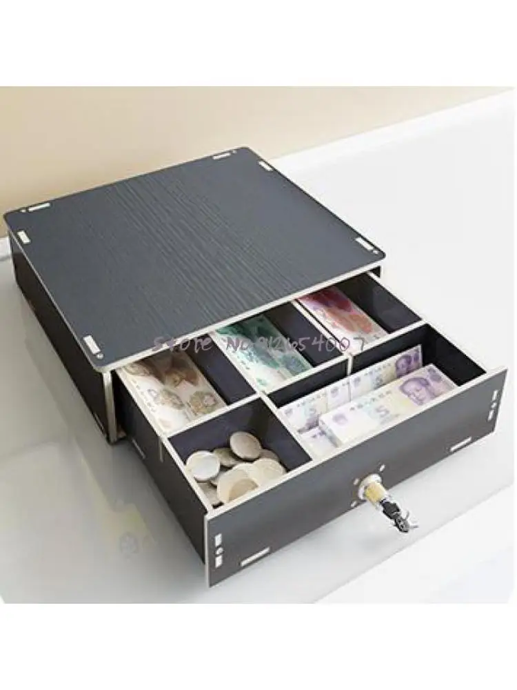Ящик для хранения мелочи на рабочем столе, монета, наличные, бумажные монеты, кассовый ящик, перегородка, сортировочная стойка, коробка для мелочи, коробка для мелочи 1