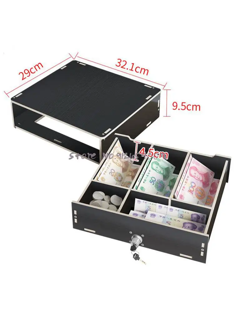 Ящик для хранения мелочи на рабочем столе, монета, наличные, бумажные монеты, кассовый ящик, перегородка, сортировочная стойка, коробка для мелочи, коробка для мелочи 5