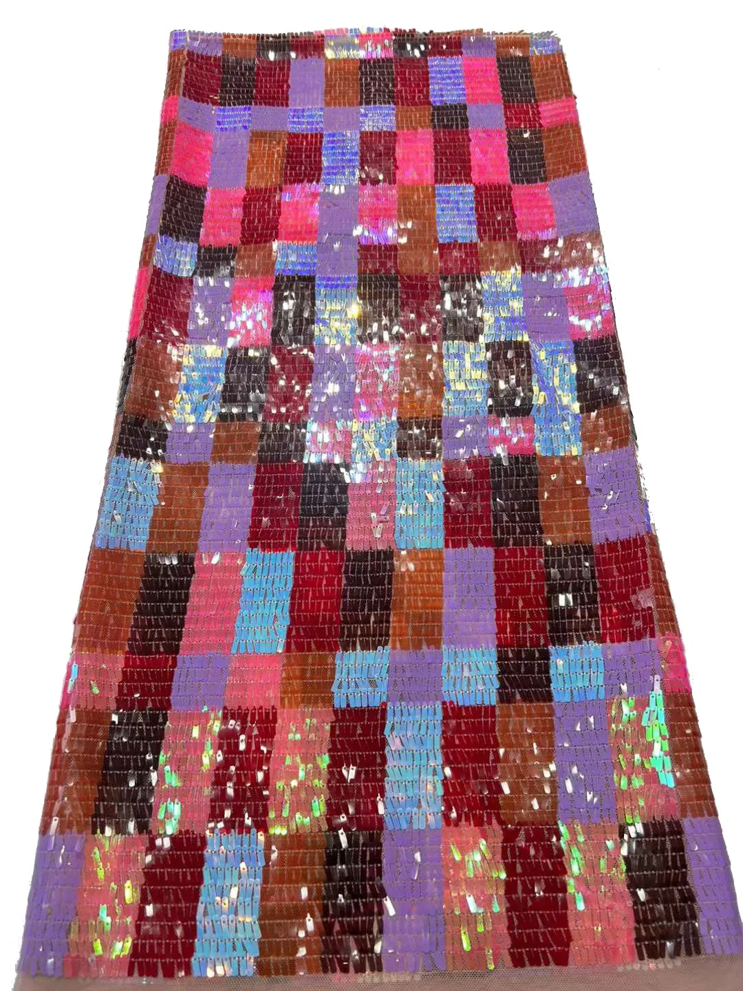 2023 Новый стиль, Красиво Выпущенная Полная коллекция Разноцветного кружева С Блестками, Африканское Модное Вечернее платье С Блестками / 5 ярдов