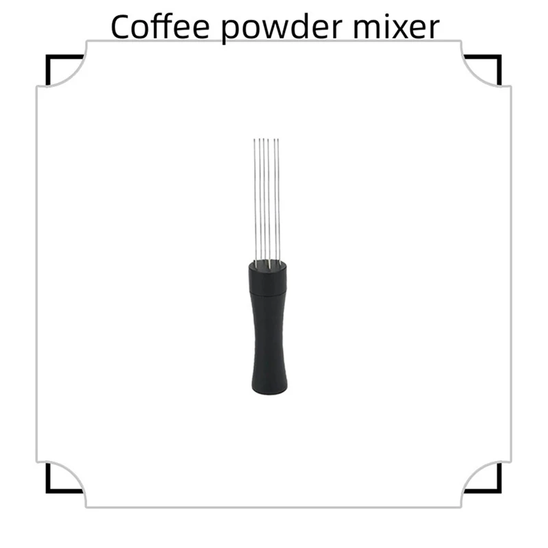 Многофункциональная кофемолка, Точный дозатор кофейного порошка, Прочная Удобная инновация для перемешивания кофе Сосновой иглой. 2