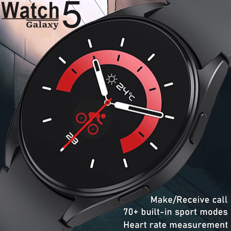 2023 Новые Женские Смарт-часы Samsung Galaxy Watch 5 с голосовым Вызовом IP67, Водонепроницаемые Мужские Смарт-часы с Пользовательским циферблатом для Android IOS