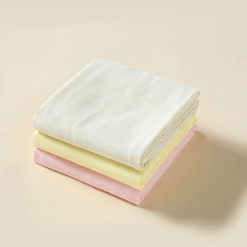 хлопчатобумажное одеяло для новорожденных, дышащие муслиновые пеленки, банное полотенце со сморщенной текстурой Baby Essential