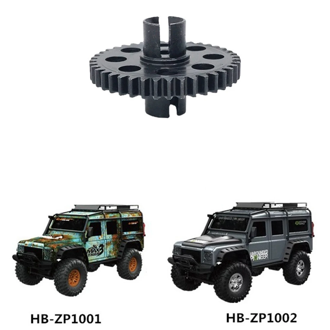 Металлическая Стальная Коробка Передач 40T Gear Gear для HB Toys ZP1001 ZP1002 ZP1003 ZP1004 ZP 1001 1/10 RC Car Upgrade Parts 2