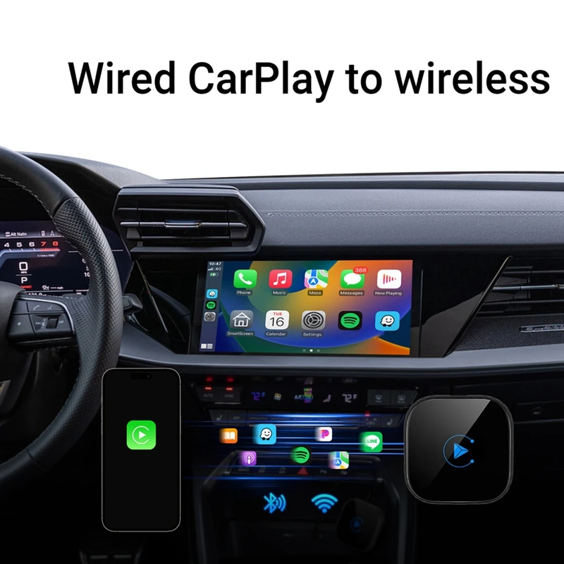 Адаптер Carplay Android Auto для универсального автомобильного мультимедийного видеоплеера Netflix Youtube 3