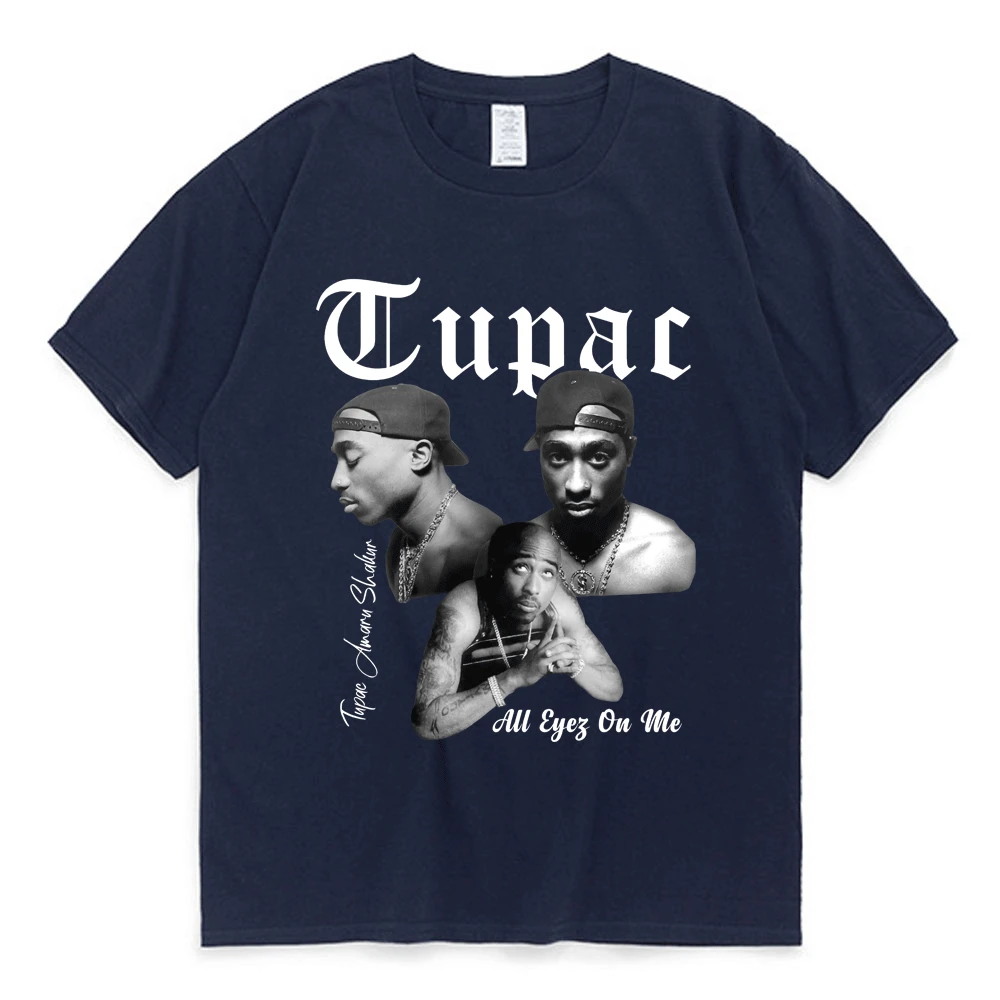 Брендовые мужские футболки Tupac 2pac Merch Летние Мужские женские топы, футболки, уличная одежда, футболка Оверсайз с коротким рукавом 3
