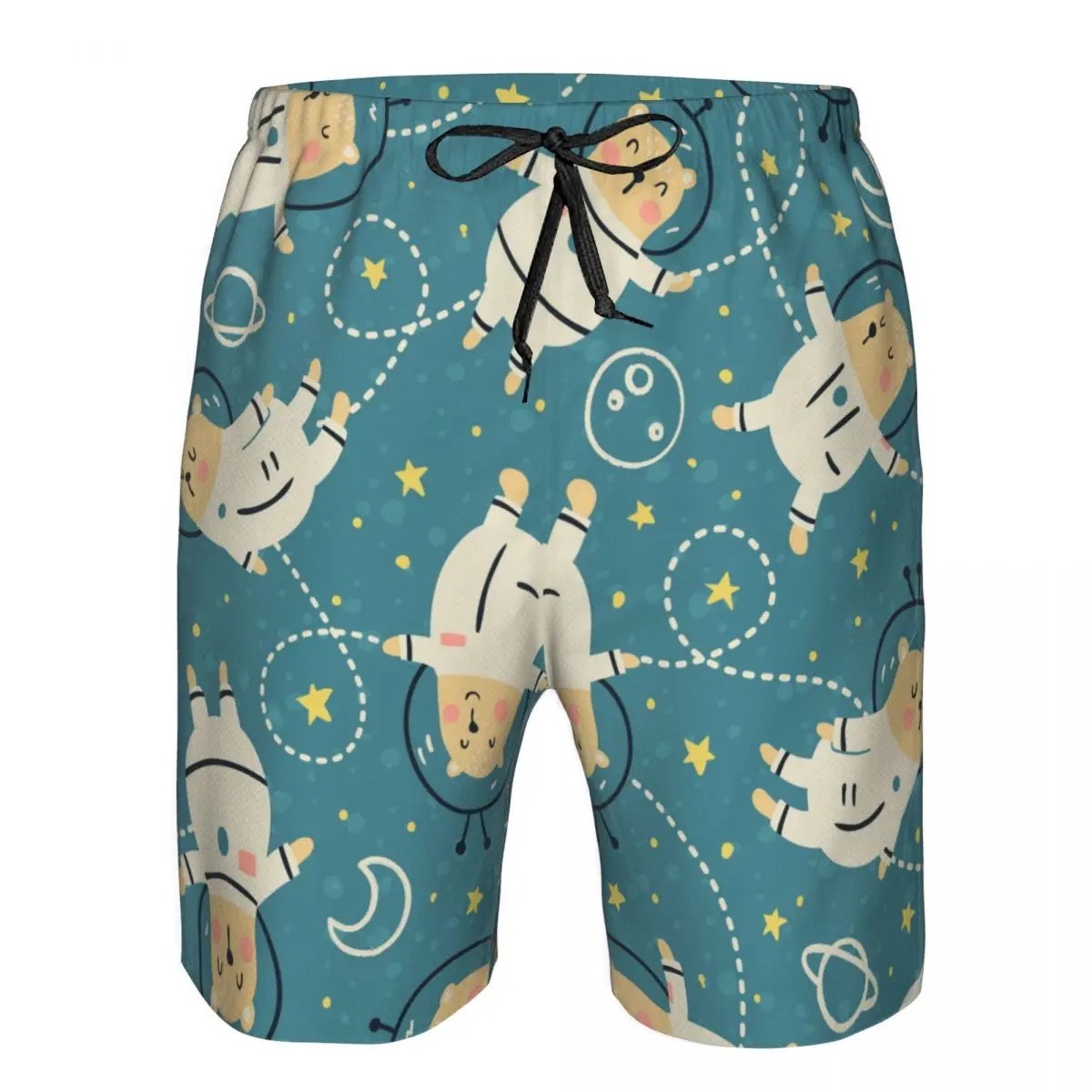 Симпатичные Мишки в космосе, Быстросохнущие Плавательные шорты для мужчин, купальники, Купальник для плавания, Пляжная одежда для купания