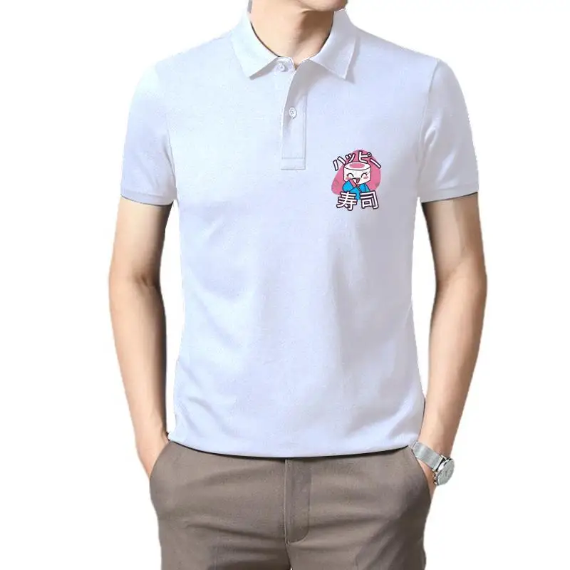 Мужская одежда для гольфа, забавный японский подарок из аниме Kawaii Sushi Otaku, черная футболка-поло с капюшоном для мужчин 0
