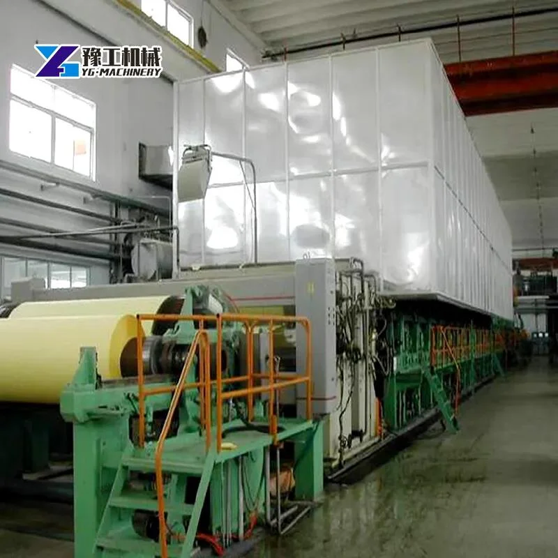Машина для производства гофрированной бумаги с Системой переработки макулатуры Оптовой фабрики Китая Производительностью 8-10 т/д