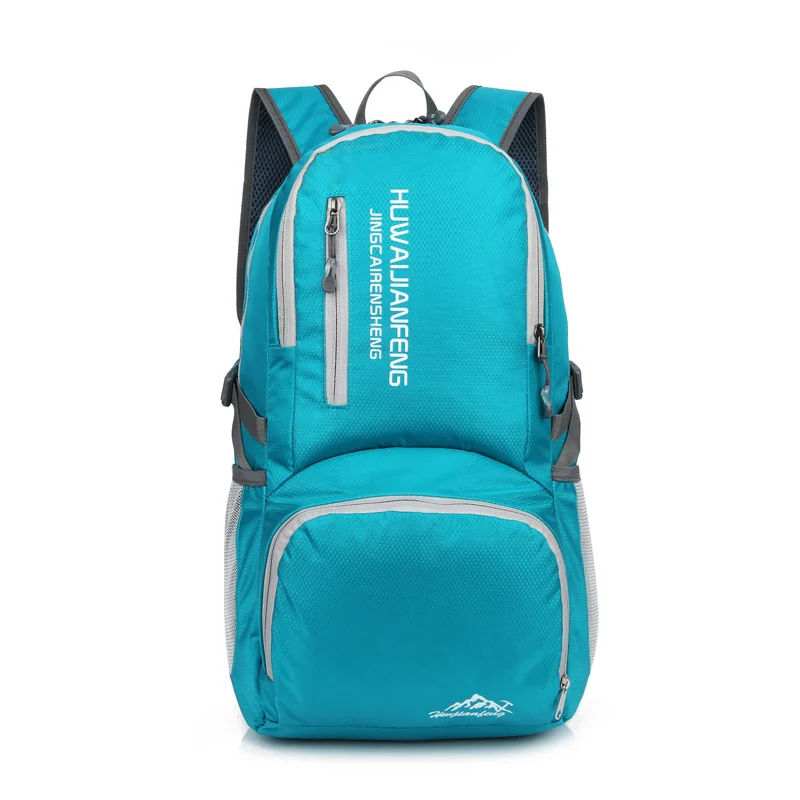 Оптовый спортивный рюкзак большой емкости для активного отдыха, Портативный Спортивный рюкзак на заказ, Повседневный складной нейлоновый рюкзак